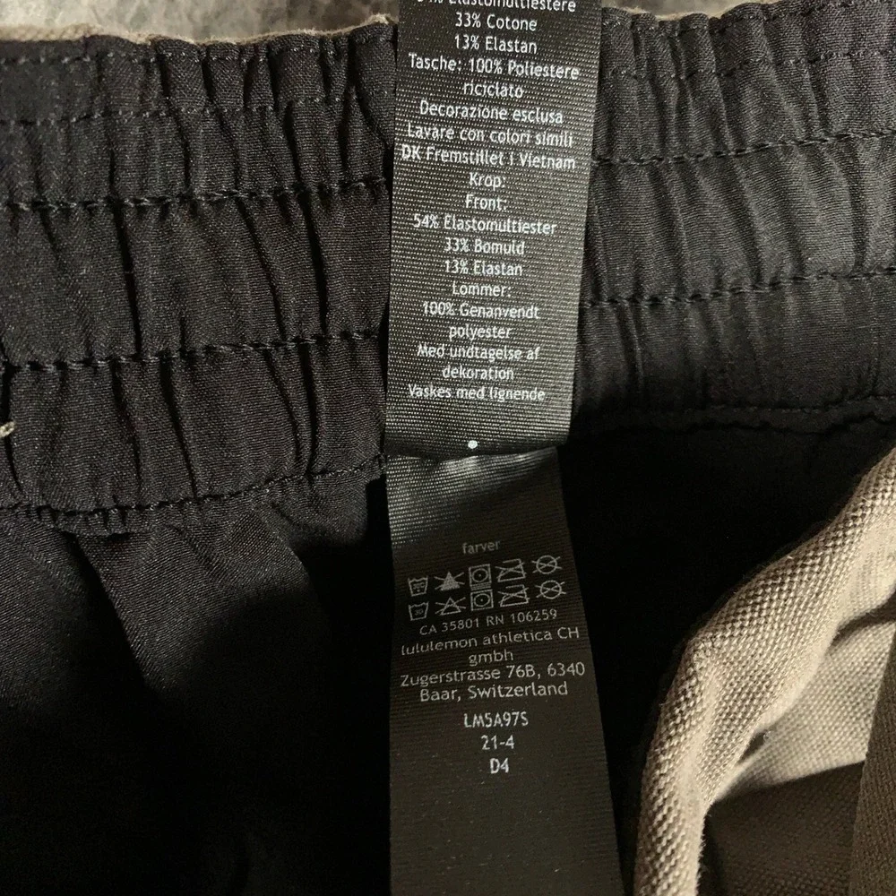 Lululemon Bowline Utilitech Pull-On Pant Men's Large L Brown Tapered Stretch Lab